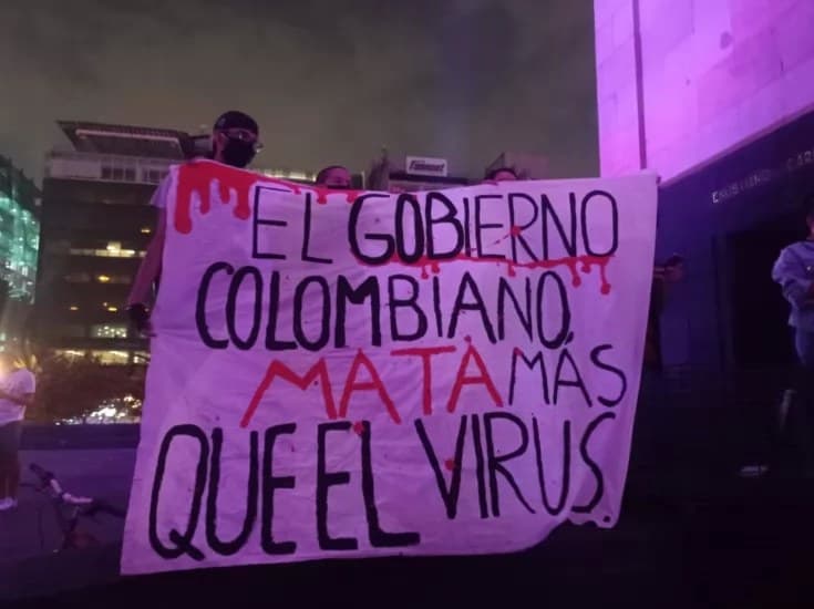 ¡Arde Colombia!: Protestan contra reforma tributaria; Duque convoca al diálogo