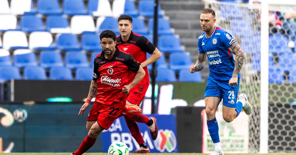 Cruz Azul y Tijuana repartieron puntos en empate 1-1 en el Azteca
