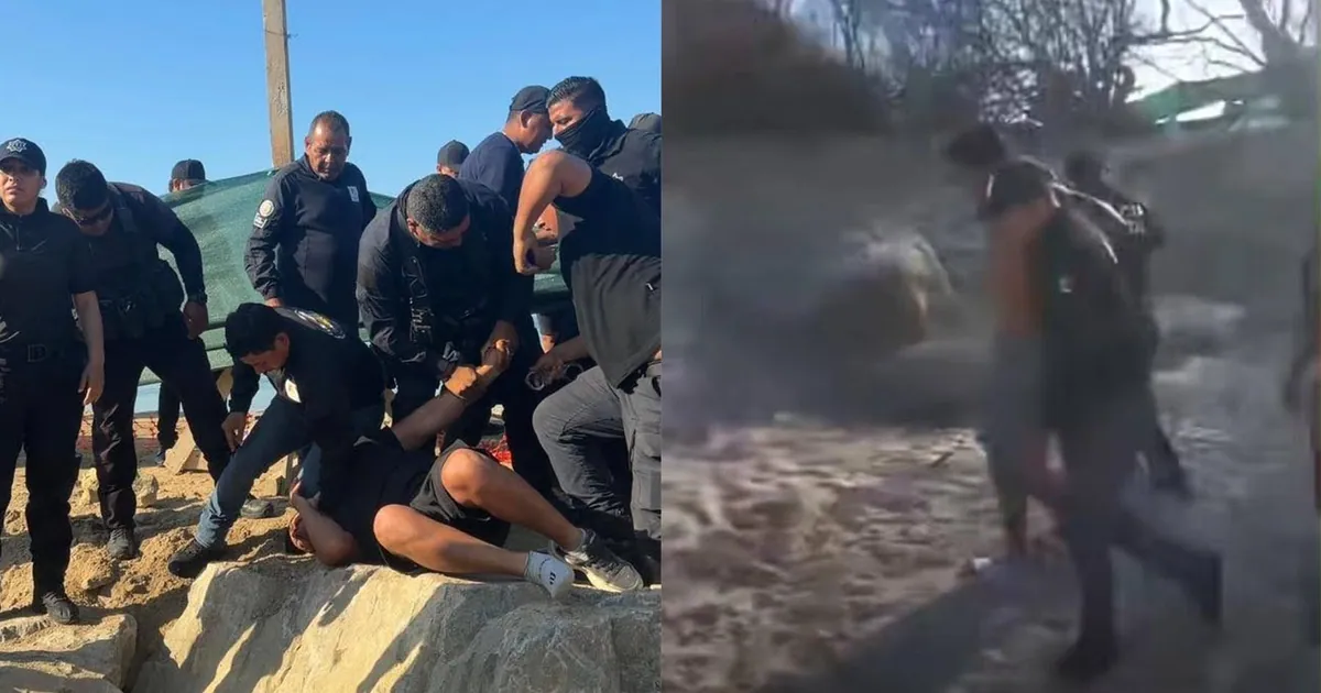 Detienen a 4 manifestantes que defendían Playa Las Cocinas en Punta de Mita