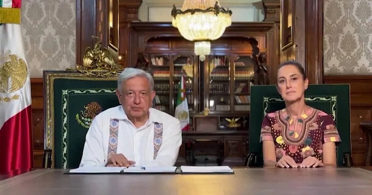 AMLO defiende a Sheinbaum y acusa intervención de EU: 'Que regrese el otro Trump'