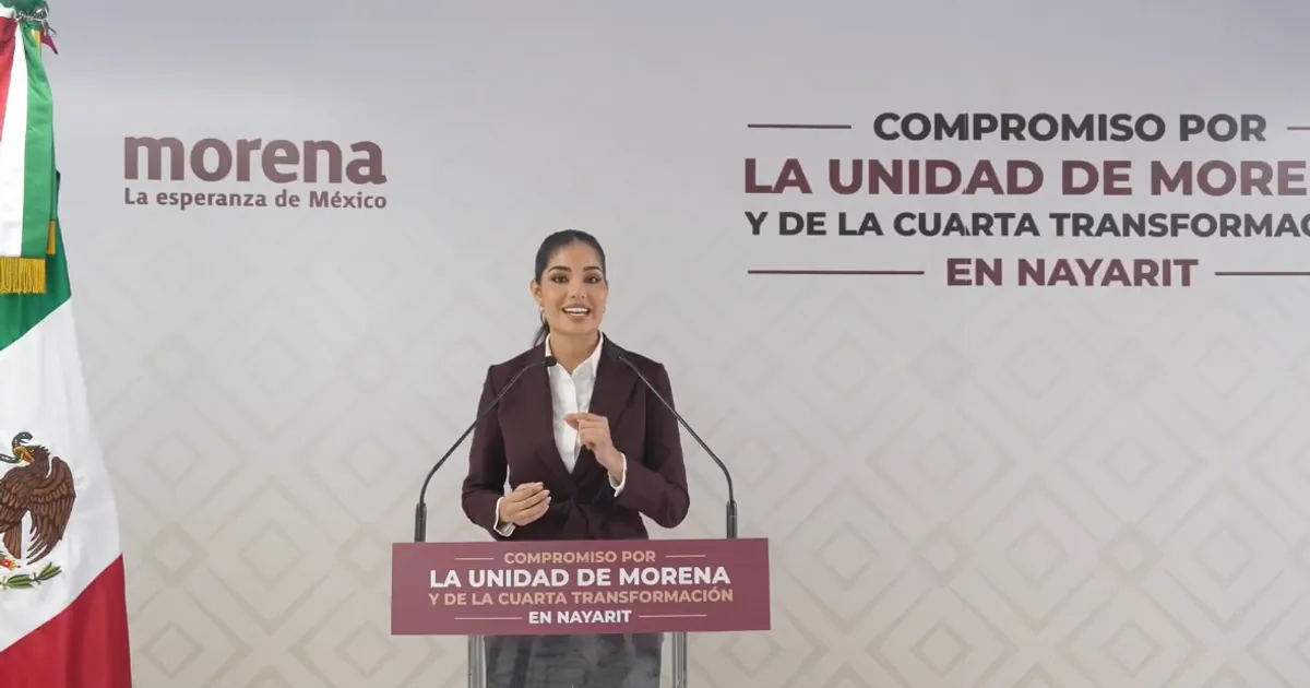 Geraldine Ponce firma compromiso de unidad en Morena Nayarit ante proceso interno