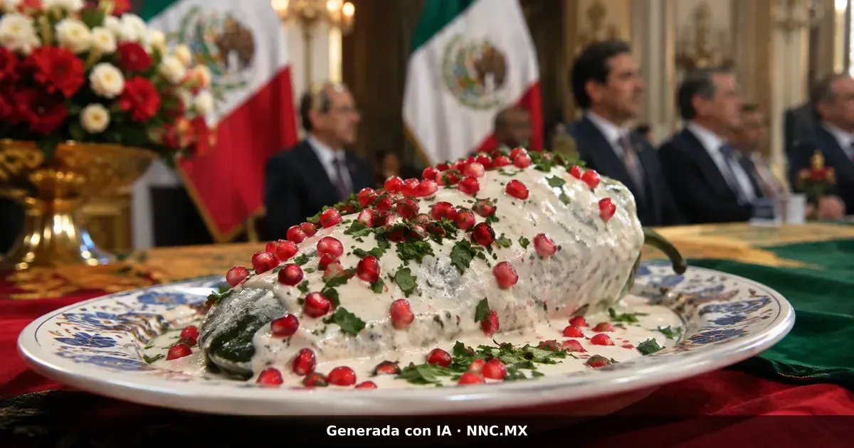 Gastronomía y política: el chile en nogada como símbolo de identidad nacional