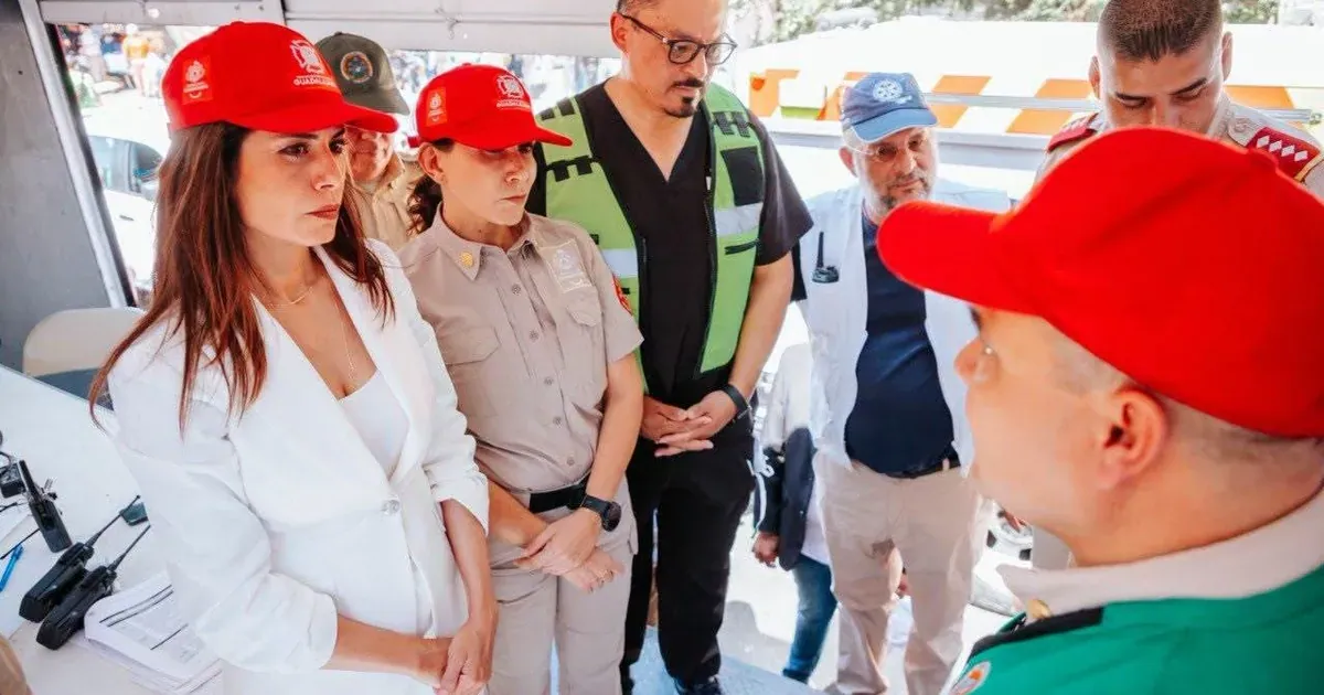 Vero Delgadillo encabeza simulacro de rescate en Guadalajara