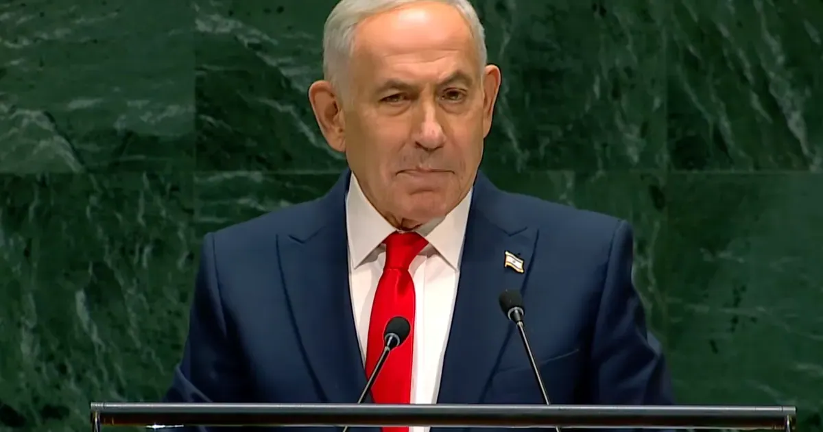 Delegados se retiran de la ONU en protesta durante discurso de Netanyahu