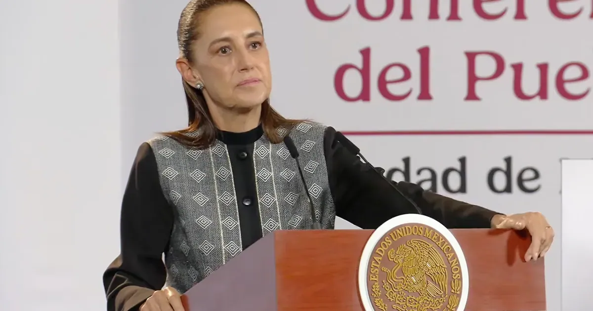 Sheinbaum: no hay datos que vinculen accidente aéreo con atentado contra Navarro