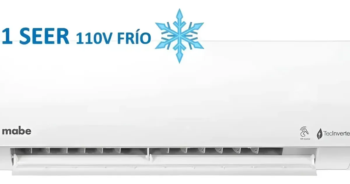 Minisplit Mabe Inverter de 1 tonelada y 110 V: ¿vale la pena comprarlo en 2026?