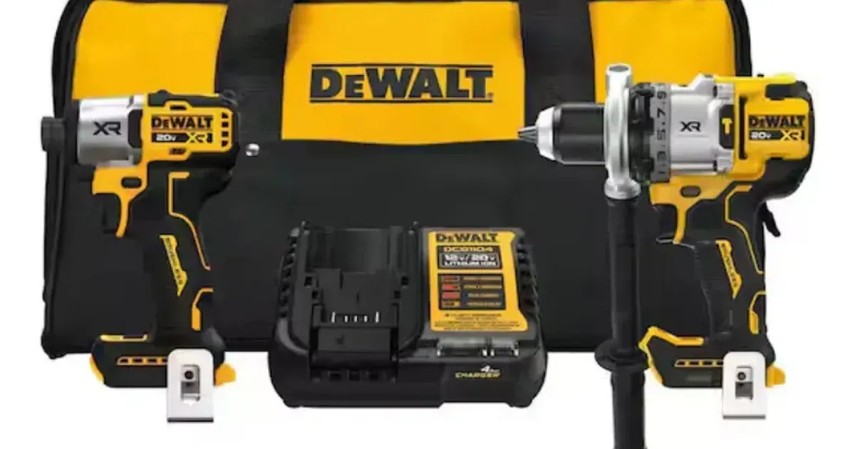 Kit DeWalt 20V con taladro percutor DCD1007 e impacto DCF845: precio y características en 2026