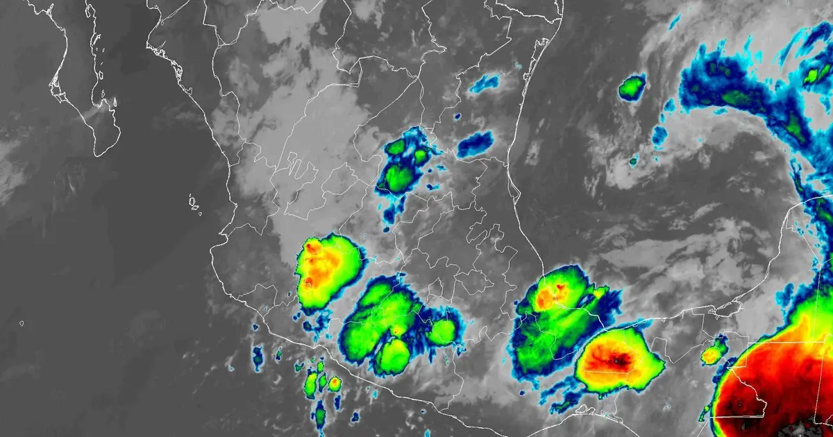 Clima en México martes 2 de junio 2026: Lluvias intensas en 10 entidades y temperaturas extremas