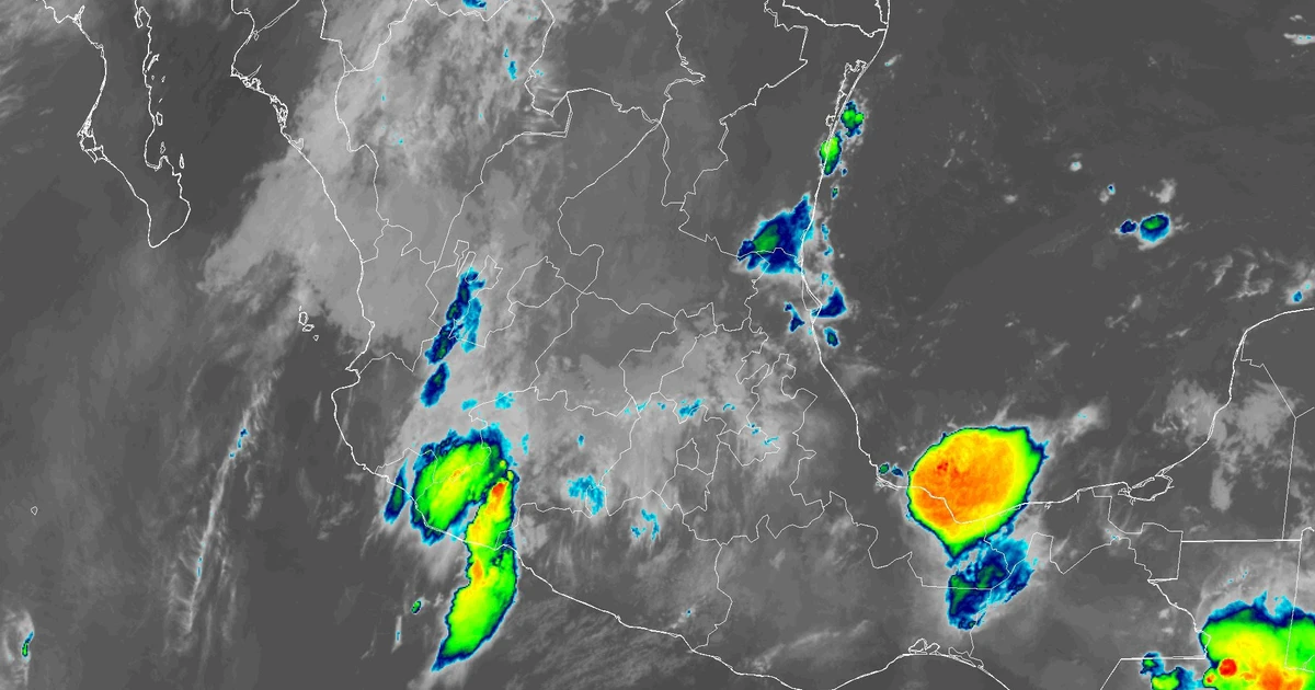 Clima en México hoy miércoles 1 de julio de 2026: tormentas eléctricas, granizo y calor extremo en 13 estados