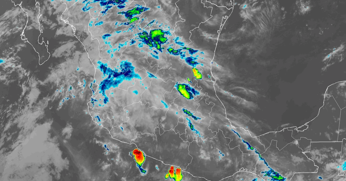 Clima en México hoy lunes 6 de julio de 2026: tormentas eléctricas, granizo y calor extremo en 10 estados