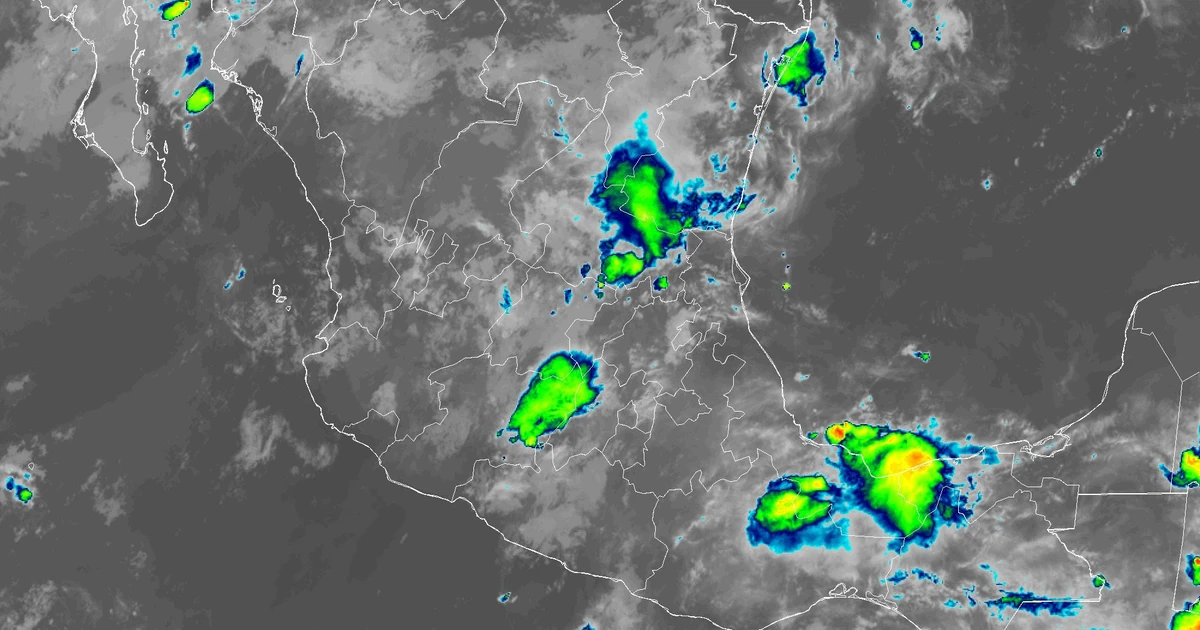 Clima en México hoy sábado 11 de julio de 2026: tormentas eléctricas, granizo y calor extremo en Culiacán