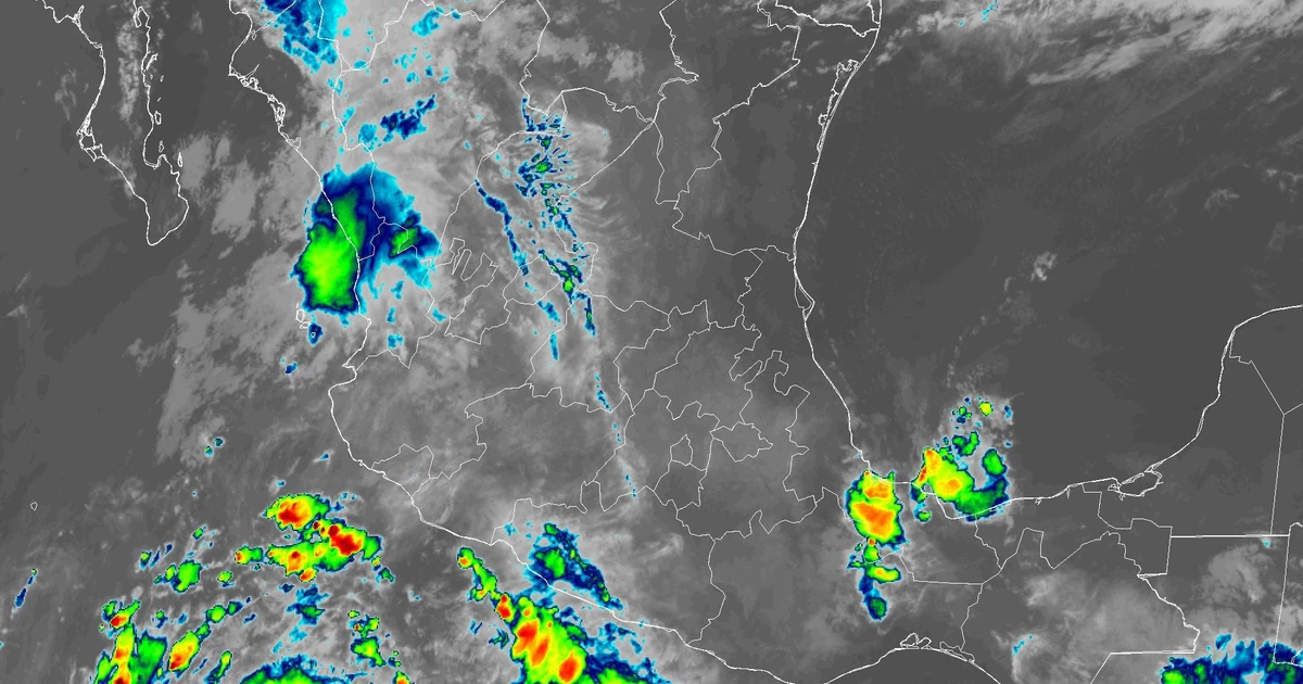 Clima en México hoy martes 14 de julio de 2026: granizo en Tepic, tormenta eléctrica en Cancún y calor extremo en Mérida