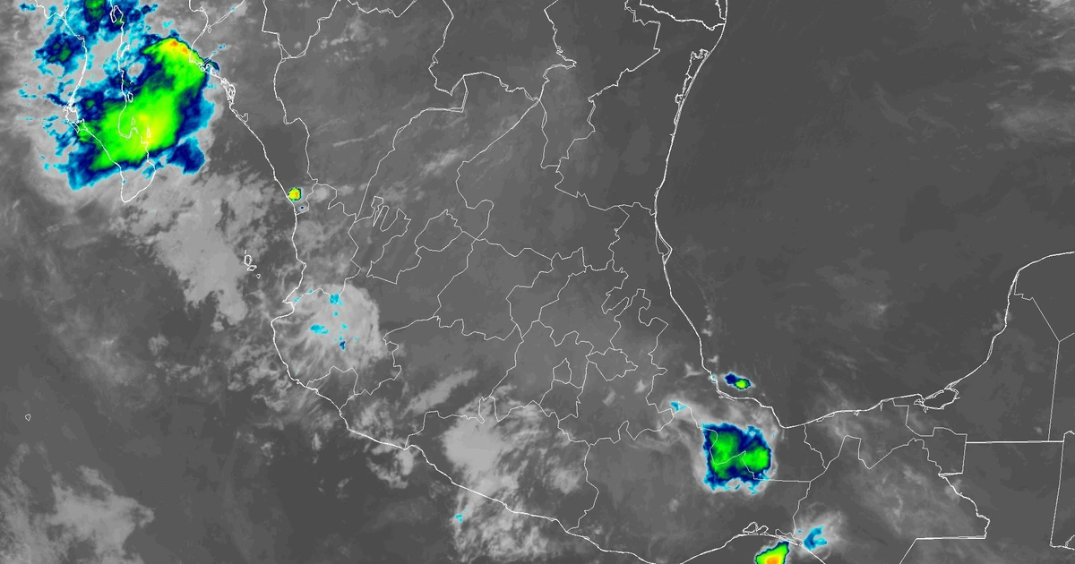 Clima en México hoy sábado 1 de agosto de 2026: lluvias intensas, tormenta eléctrica en Tepic y calor extremo en el sur
