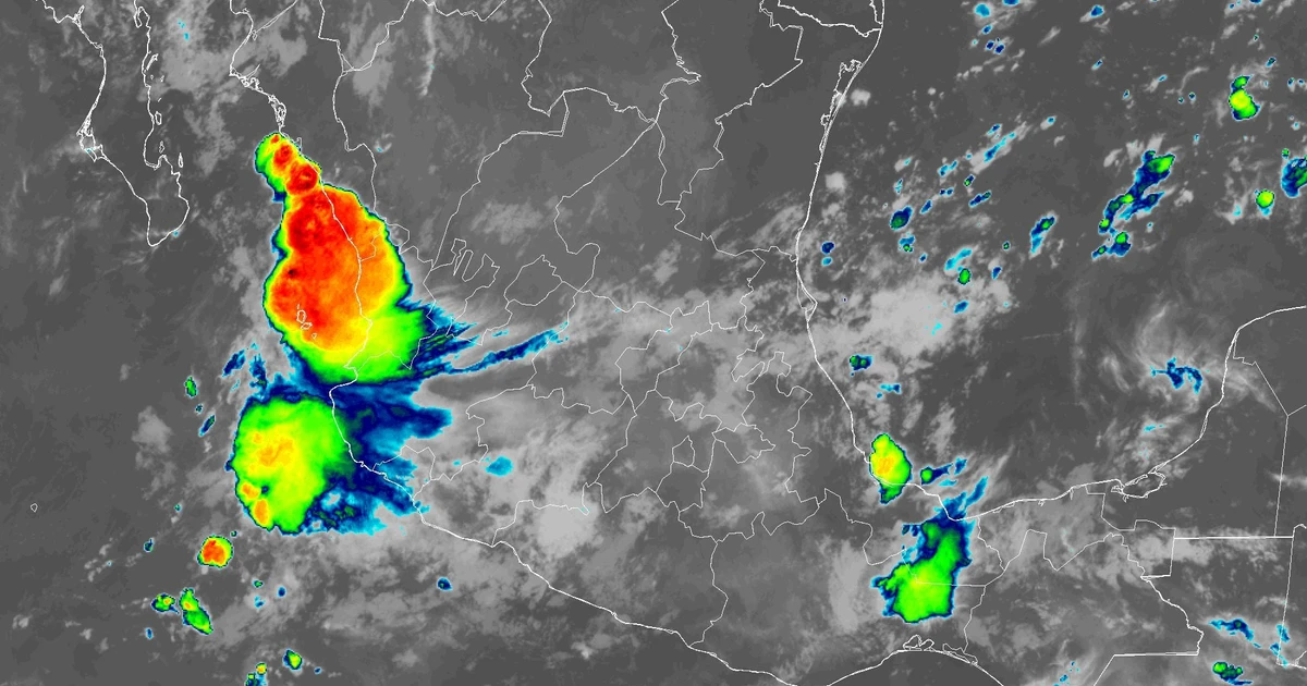 Clima en México hoy sábado 8 de agosto de 2026: tormentas eléctricas, lluvias intensas y vientos fuertes en ocho ciudades
