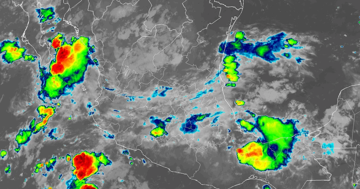 Clima en México hoy lunes 7 de septiembre de 2026: tormentas eléctricas, granizo y vientos intensos en nueve estados