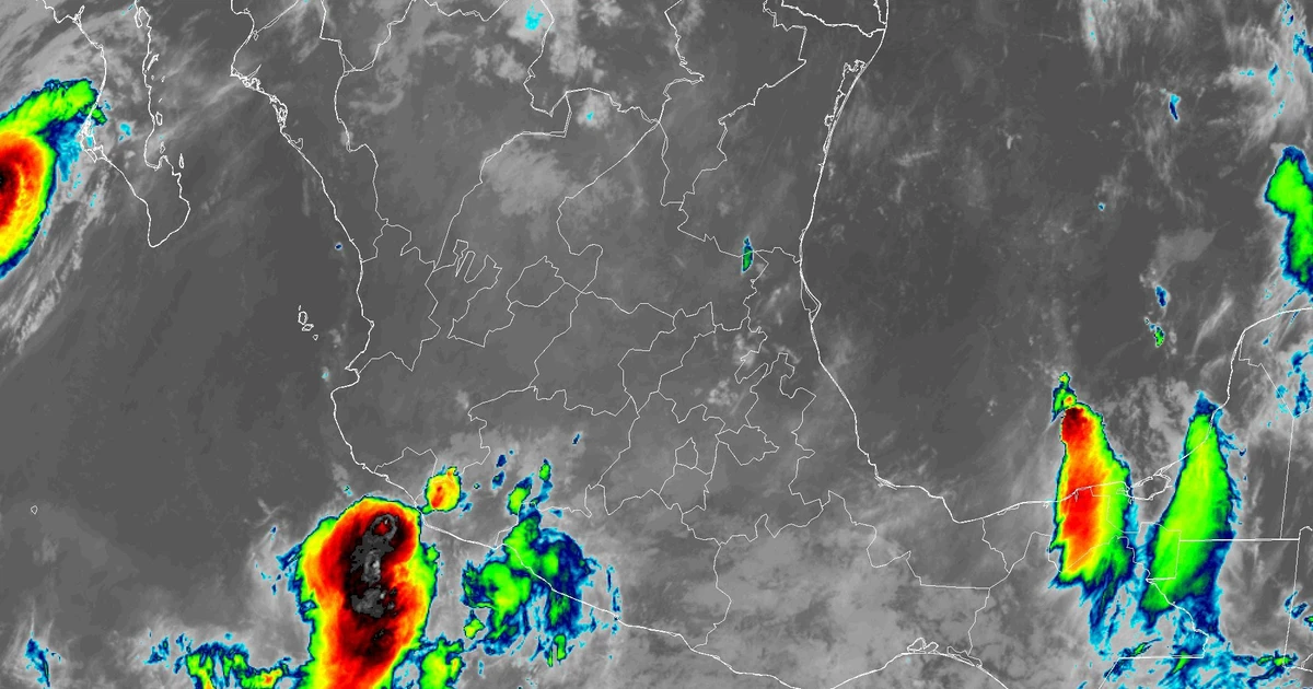 Clima en México hoy lunes 28 de septiembre de 2026: tormentas eléctricas, granizo y lluvias intensas en ocho estados