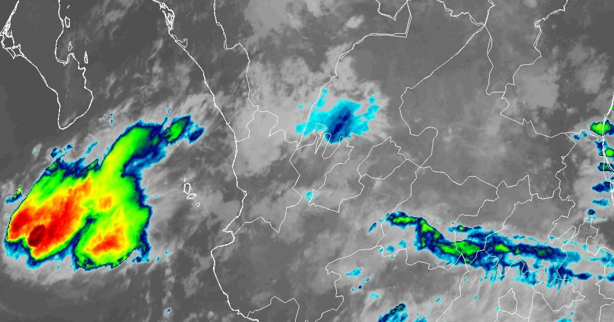 Tormentas, granizo y viento fuerte este viernes en el occidente