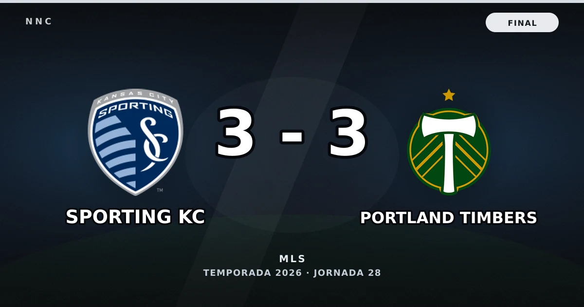 Sporting KC 3-3 Portland Timbers: resultado, goles y resumen del partido