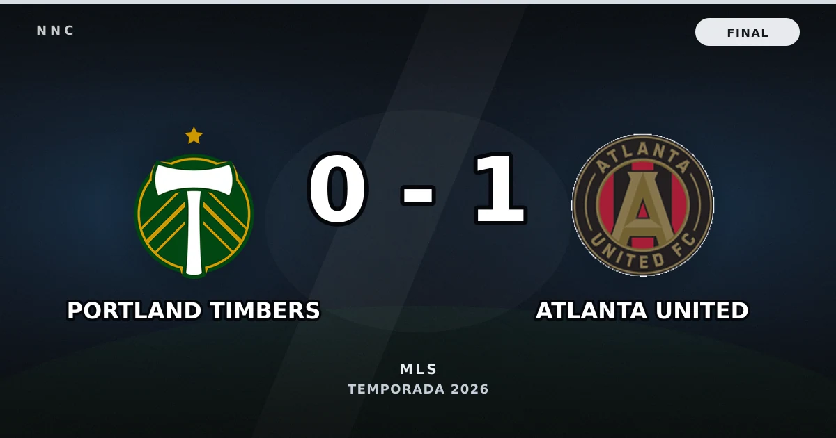Portland Timbers 0-1 Atlanta United: resultado, goles y resumen del partido