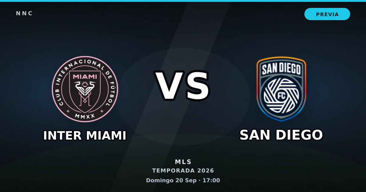 Inter Miami vs San Diego: horario y previa