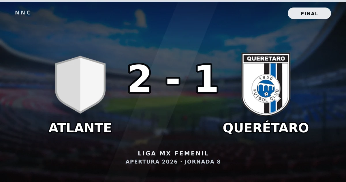 Atlante 2-1 Querétaro: resultado, goles y resumen del partido