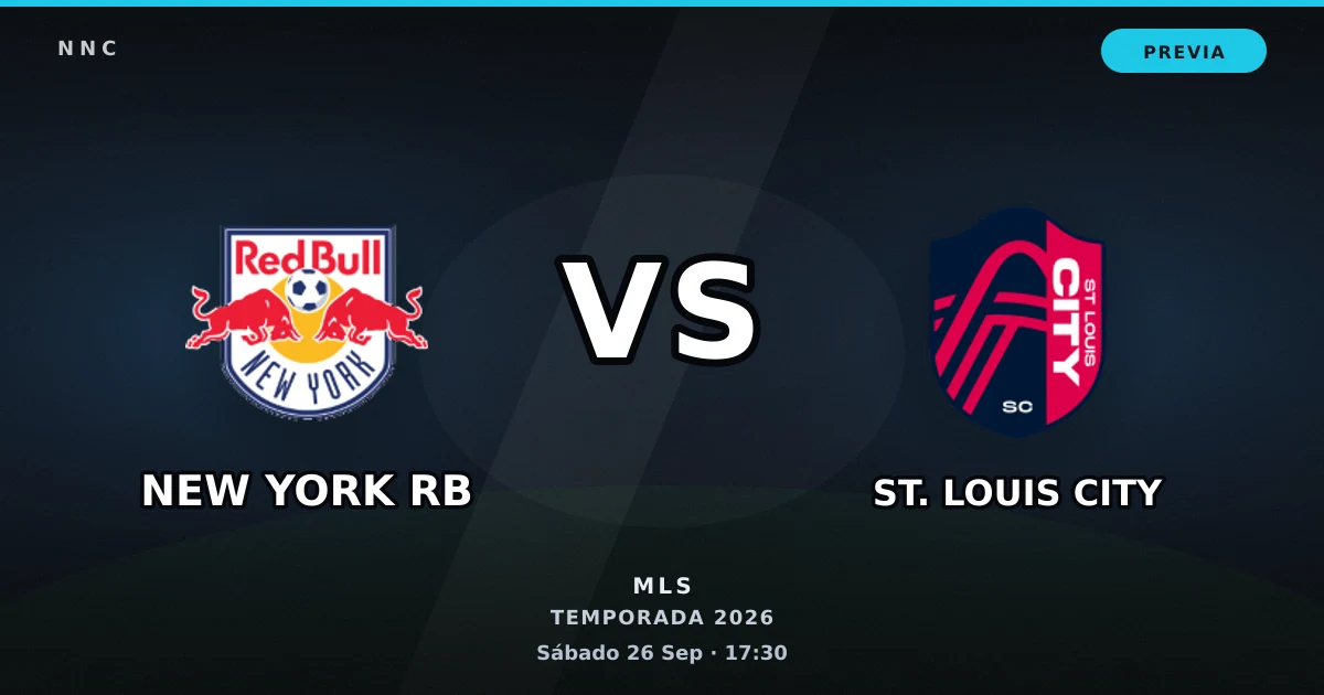 New York RB vs St. Louis City: horario y previa