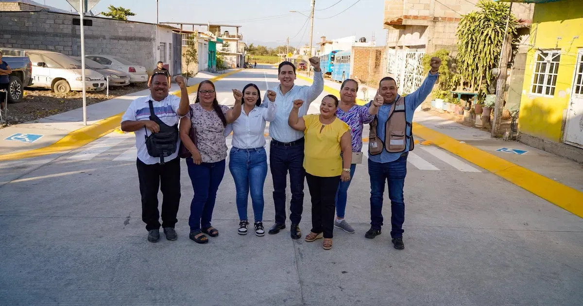 Bahía arranca obra de 6.5 millones de pesos en calle Amapa