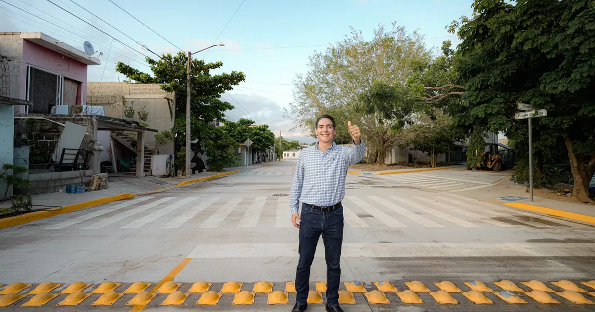 Héctor Santana entrega calle de acceso a Las Conchas