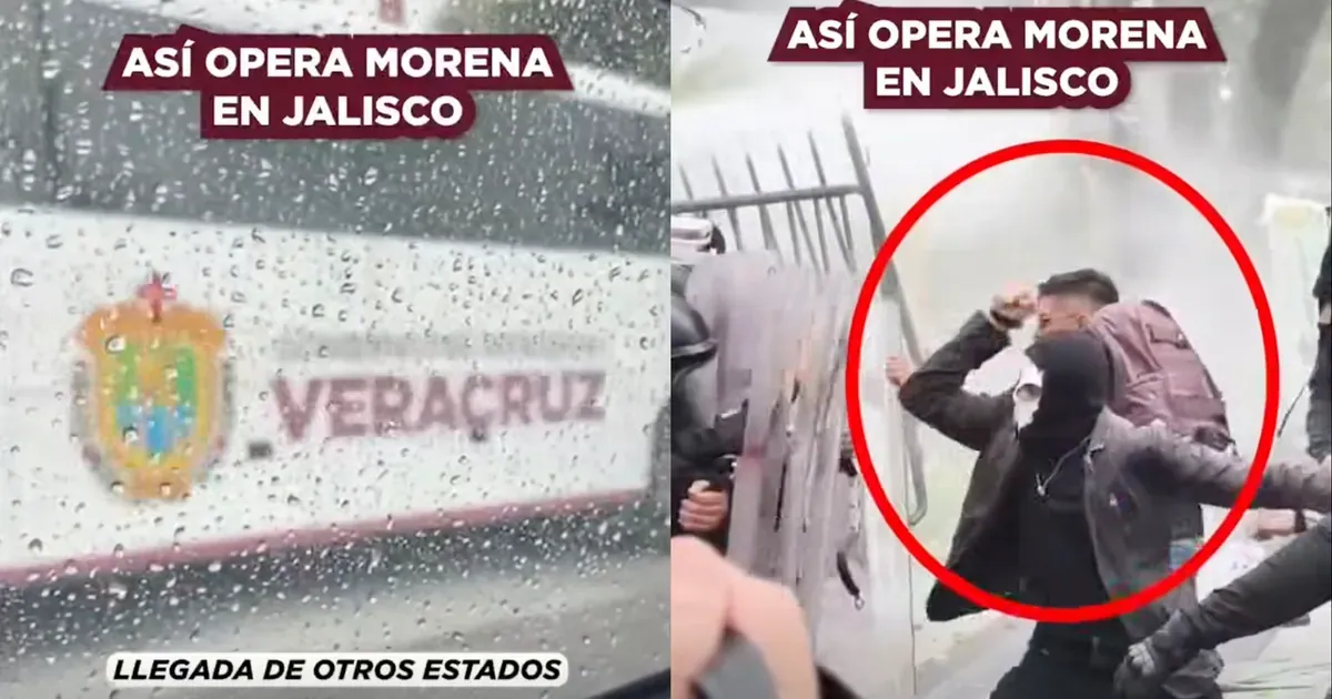 Usuarios acusan grupos de choque de Morena en marcha por el agua