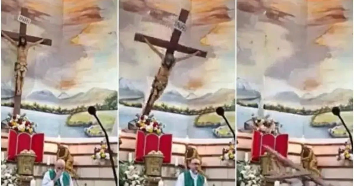 Muere sacerdote al caerle una cruz en plena misa en Ecuador