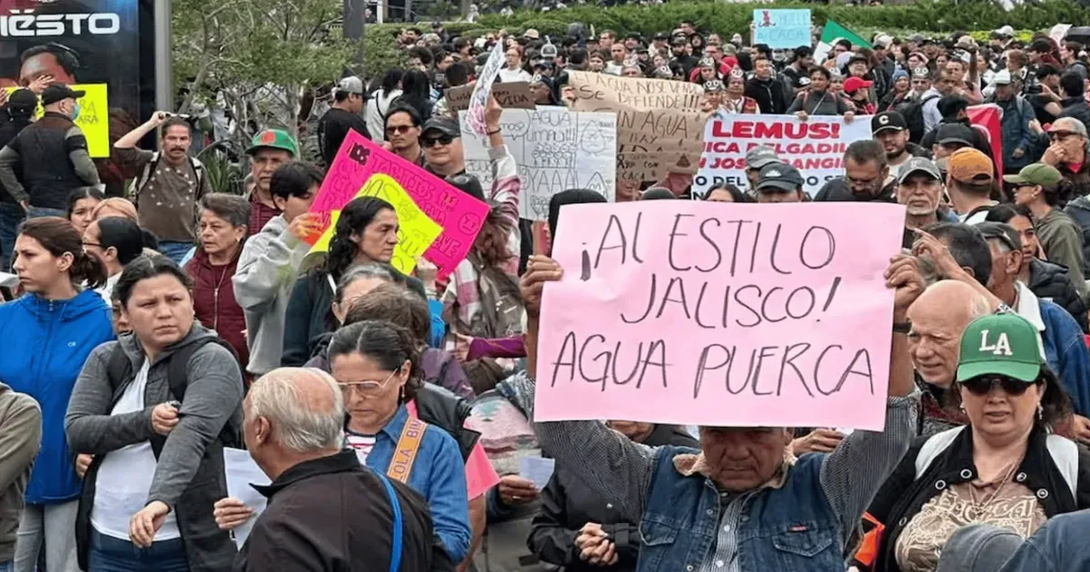 Convocan segunda marcha por el agua en Guadalajara este domingo