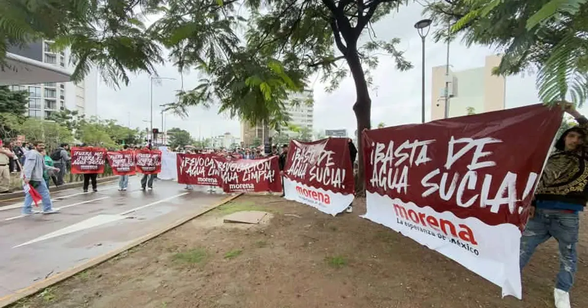 Morena Jalisco se deslinda de la marcha por el agua