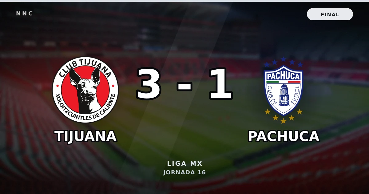 Tijuana vs Pachuca EN VIVO: minuto a minuto | Liga MX