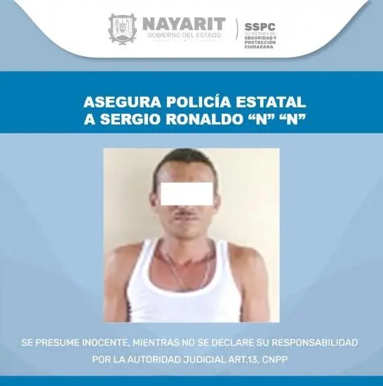 Sergio ronaldo aprehendido por la pep