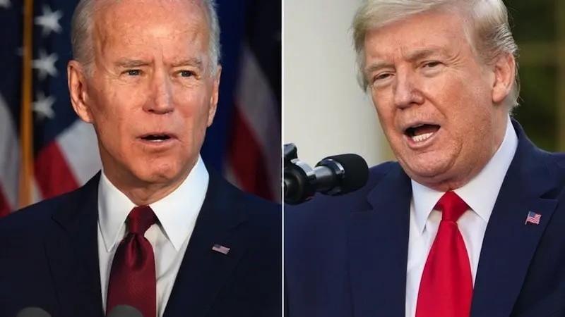 Donald Trump muestra una desventaja de aprobación frente a Joe Biden
