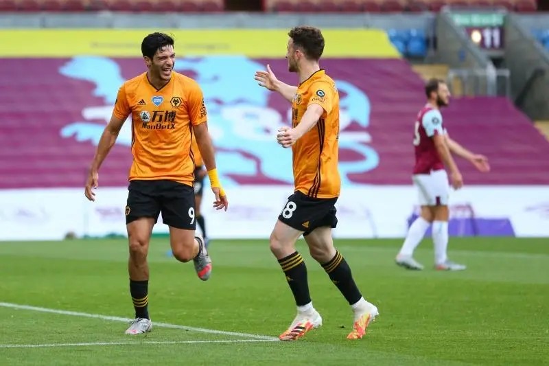 Raúl Jiménez: Con golazo del mexicano, Wolves empató con Burnley