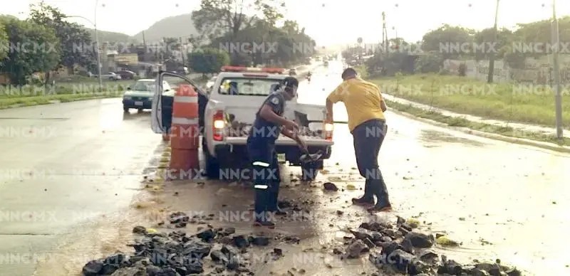 Se reportó un derrumbe