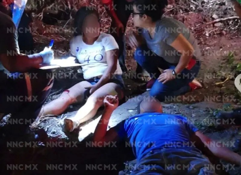 Motociclistas atropellados