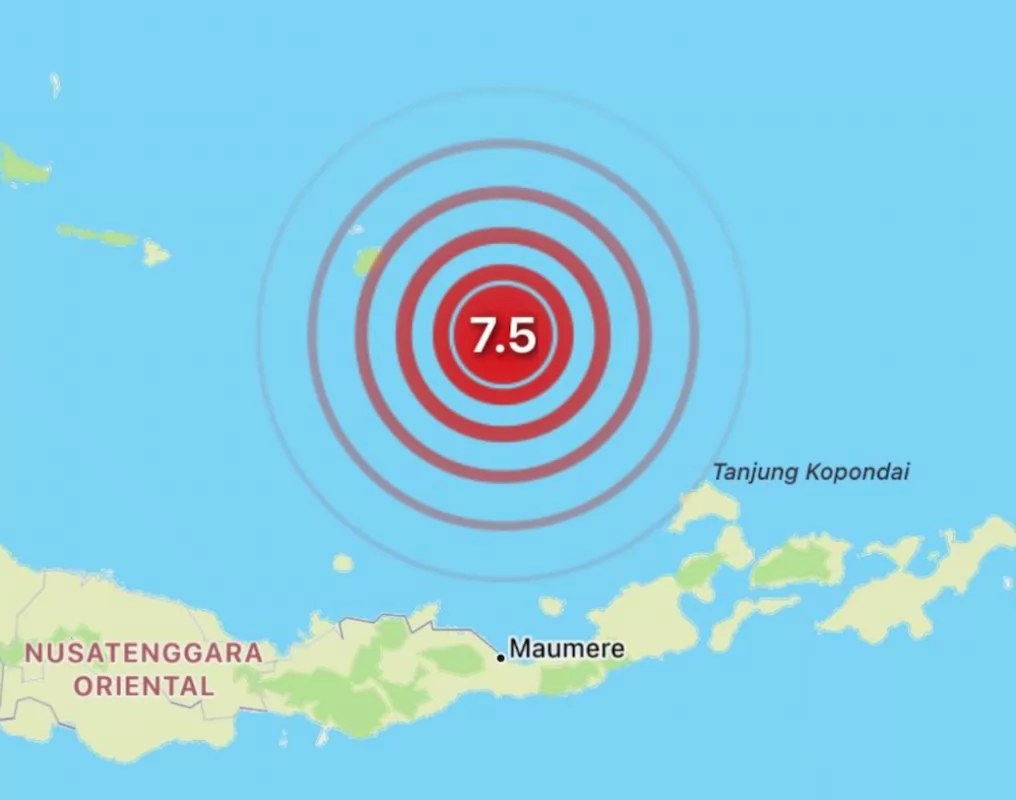 Reportan sismo de magnitud 7.1 en Indonesia
