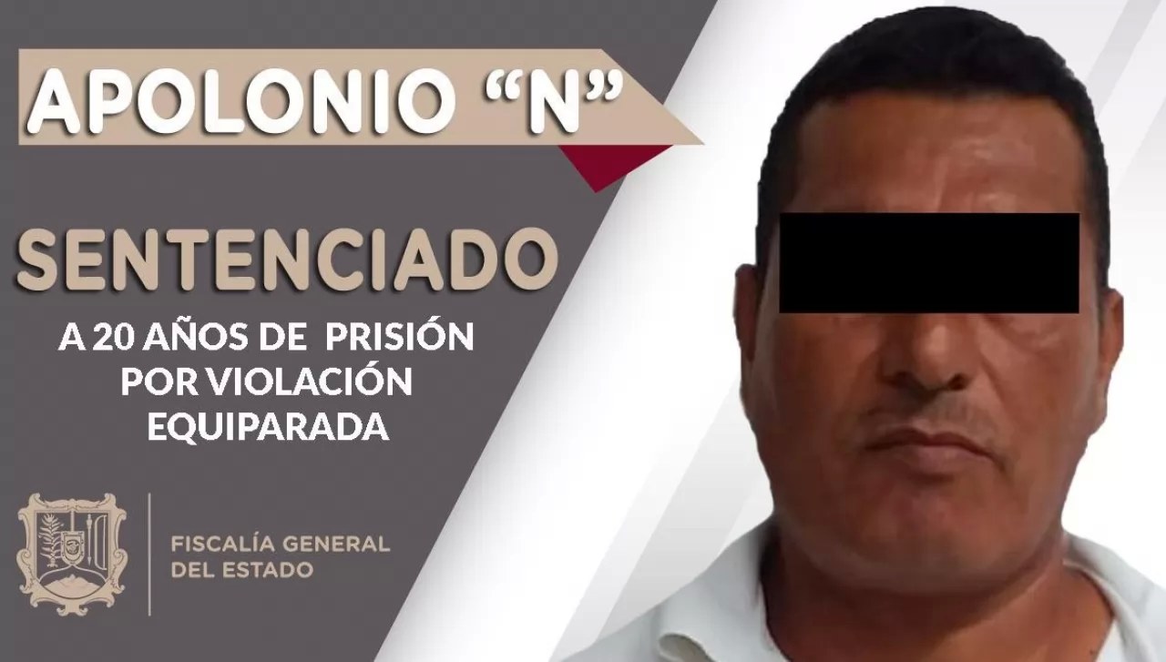 Le dan 20 años de cárcel por abusar de su hija