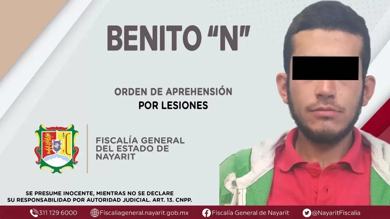 Capturado presunto responsable de lesionar a una mujer