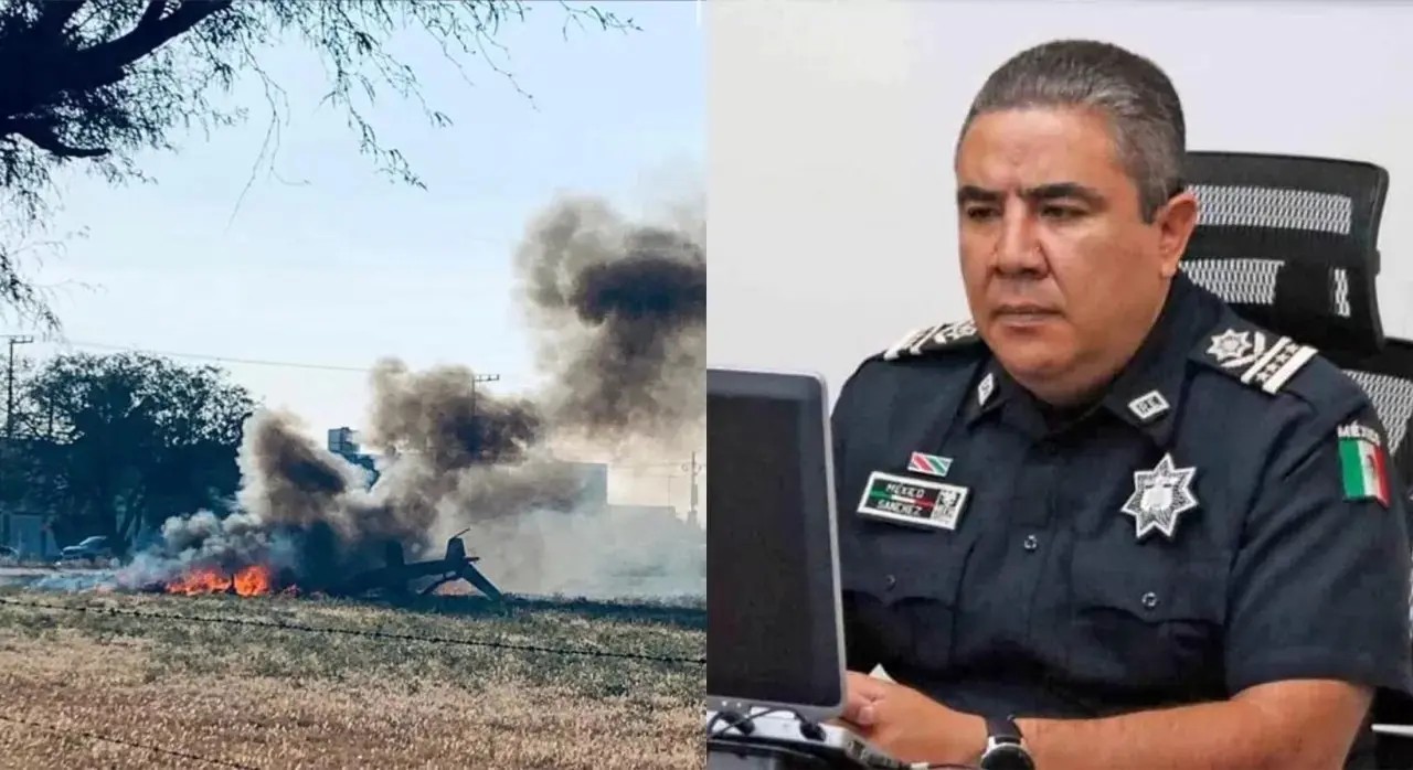 Se desploma helicóptero en Aguascalientes; viajaba el secretario de seguridad pública Porfirio Sánchez