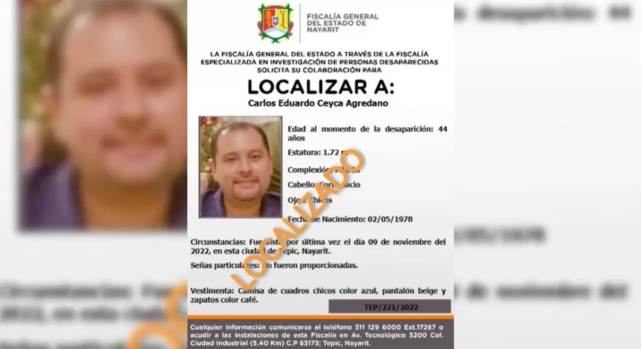 Localizan con vida a funcionario de gobierno