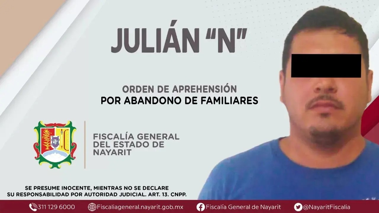 Capturado presunto responsable de abandono de familiares