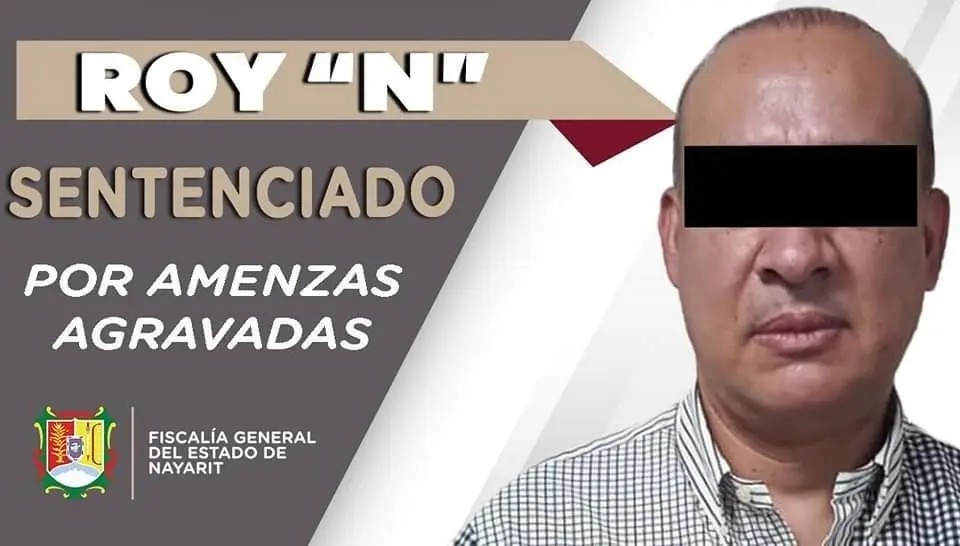 Sentencian a Roy 'N' con 10 años y seis meses por amenazas