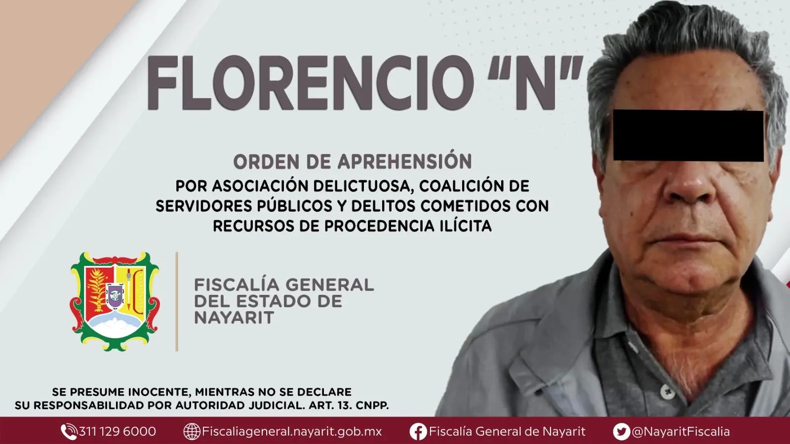 Ejecutan orden de aprehensión contra ex secretario de Ney