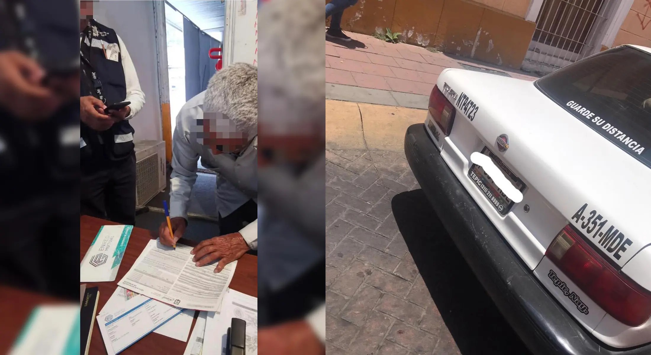 Taxista vaquetón deja tirada a pasajera; su destino estaba muy lejos