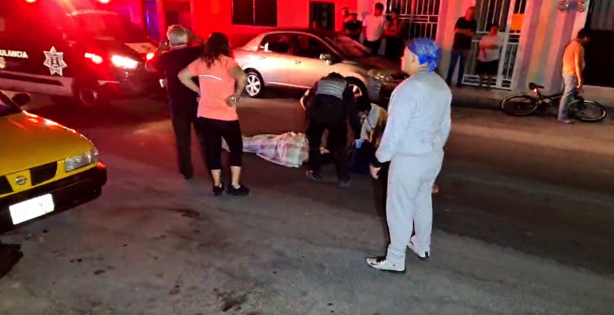 Menor atropella con su bicicleta a mujer