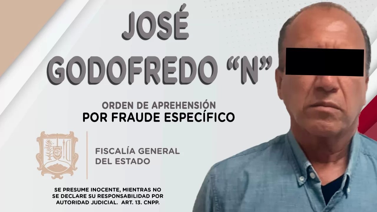 Capturan a José Godofredo por fraude específico