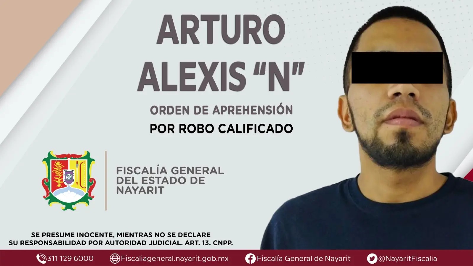 Aprehendido por robo calificado a tienda kiosko